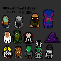 Voxel little monsters pt1 by playpunk